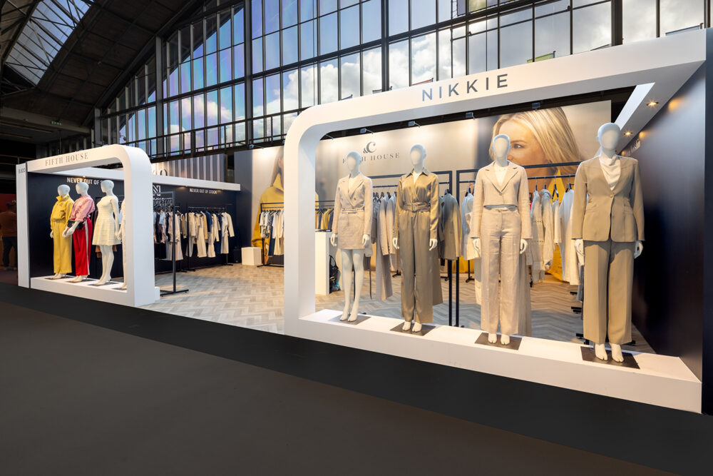 Nikkie en Fift House waren vertegenwoordigd op Modefabriek te Amsterdam RAI met een mooie klassieke stand